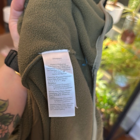 Madewell (Re)sourced Sherpa Snap-Front Jacket in Kale - Picture 9 of 11